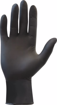 BOITE DE 100 GANTS NITRILE JETABLE BIODEGRADABLE NOIR L 240MM 0,10MM