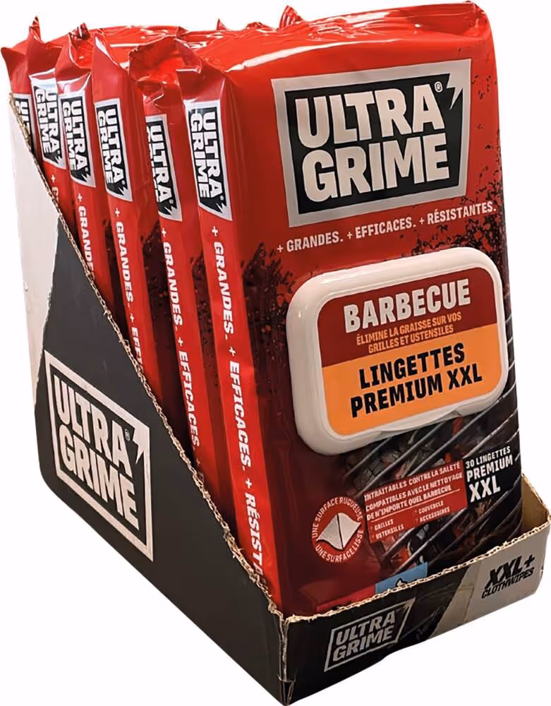 BOITE DE 30 LINGETTES BARBECUE PREMIUM XXL LIFE - FORMAT 38X25CM