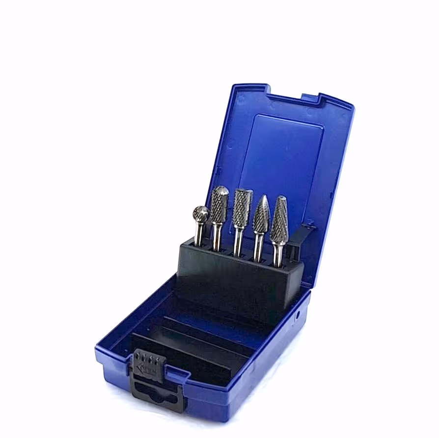 Boite de 5 fraises metalliques
