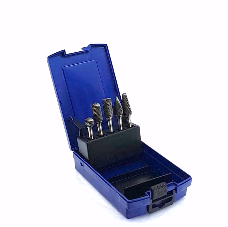 Boite de 5 fraises metalliques