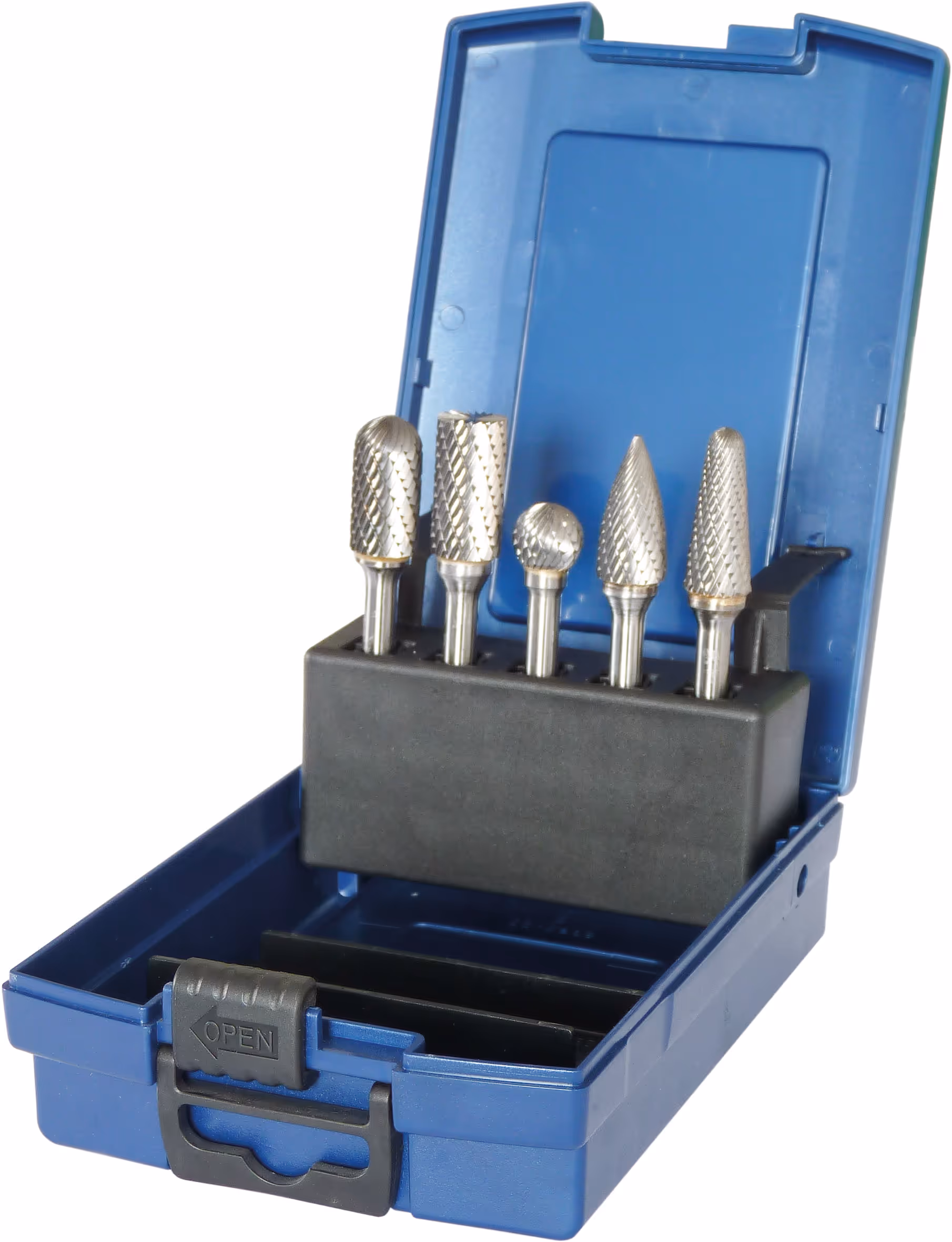 Boite de 5 fraises metalliques
