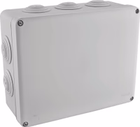 BOITE ETANCHE CARREE IP55 220X170X90MM - 10 ENTREES