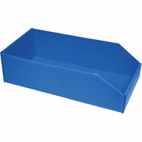 Boite plastibox bleue 380x180x105mm