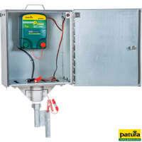 Boitier antivol pour électrificateurs PATURA, cables et piquet terre Mod.2010