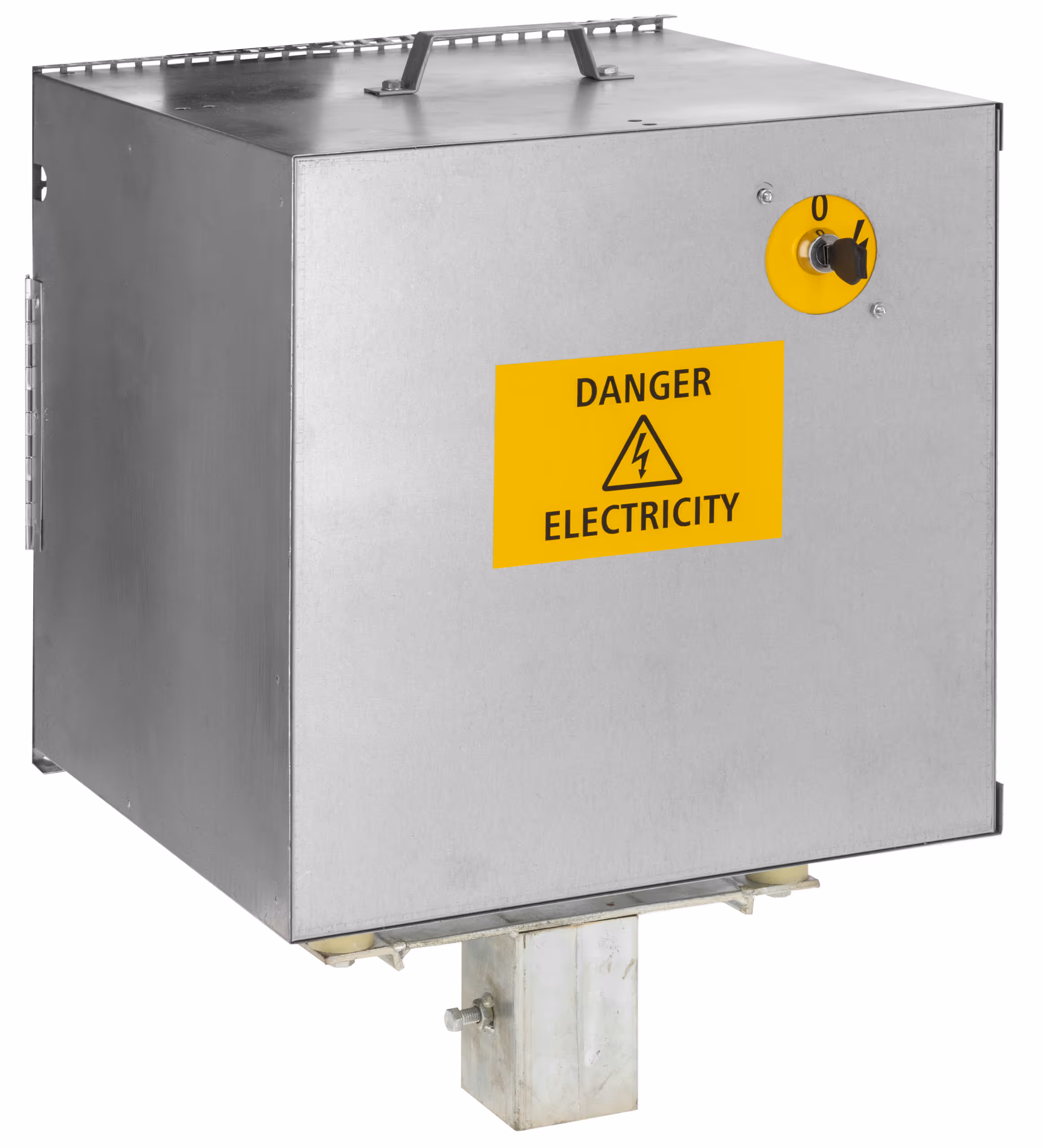 Boitier électrifié antivol Acier zingué, pour poste 12V