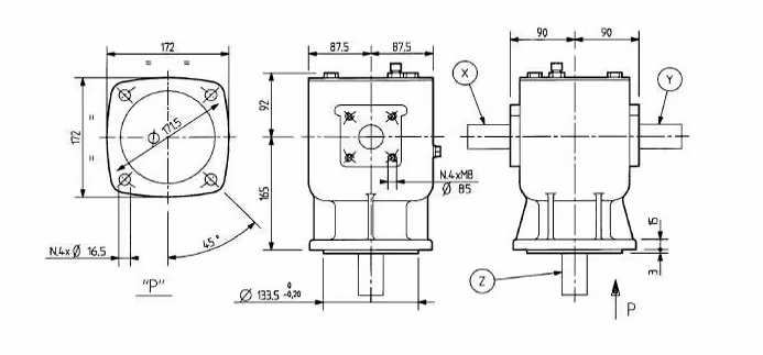 Boîtier LF-151A 1:3 151001 - Comer industrie