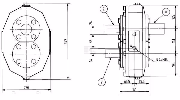 Boîtier MR-90 1:1 090050 - Comer industrie