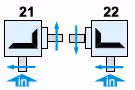 Boitier renvoi d'angle 1:3 Comer Industrie T-310J - 310875 origine
