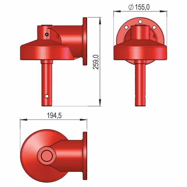 BOITIER RENVOI D'ANGLE AVEC ARBRE SIP337510460