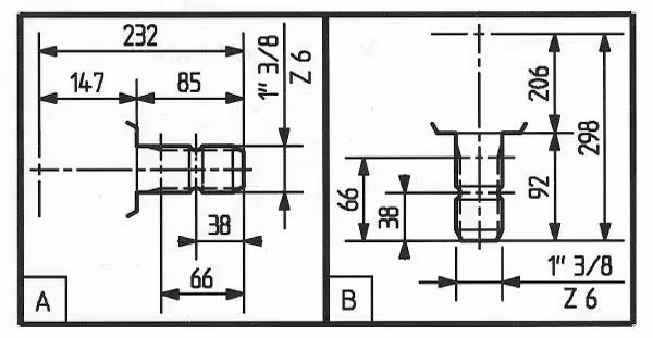 Boîtier renvoi d'angle 1:3 Comer industrie T-269B 269010