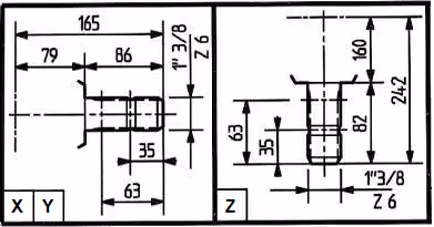 Boîtier T-304A 1:1,93 304006 - Comer industrie