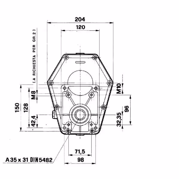 Boitier transmission GBF30S330 - Borelli