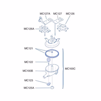 Bol de griffe nu Orbiter pour clapet sans joint 350ml
