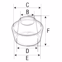 Bol de préfiltre à air John Deere R28795