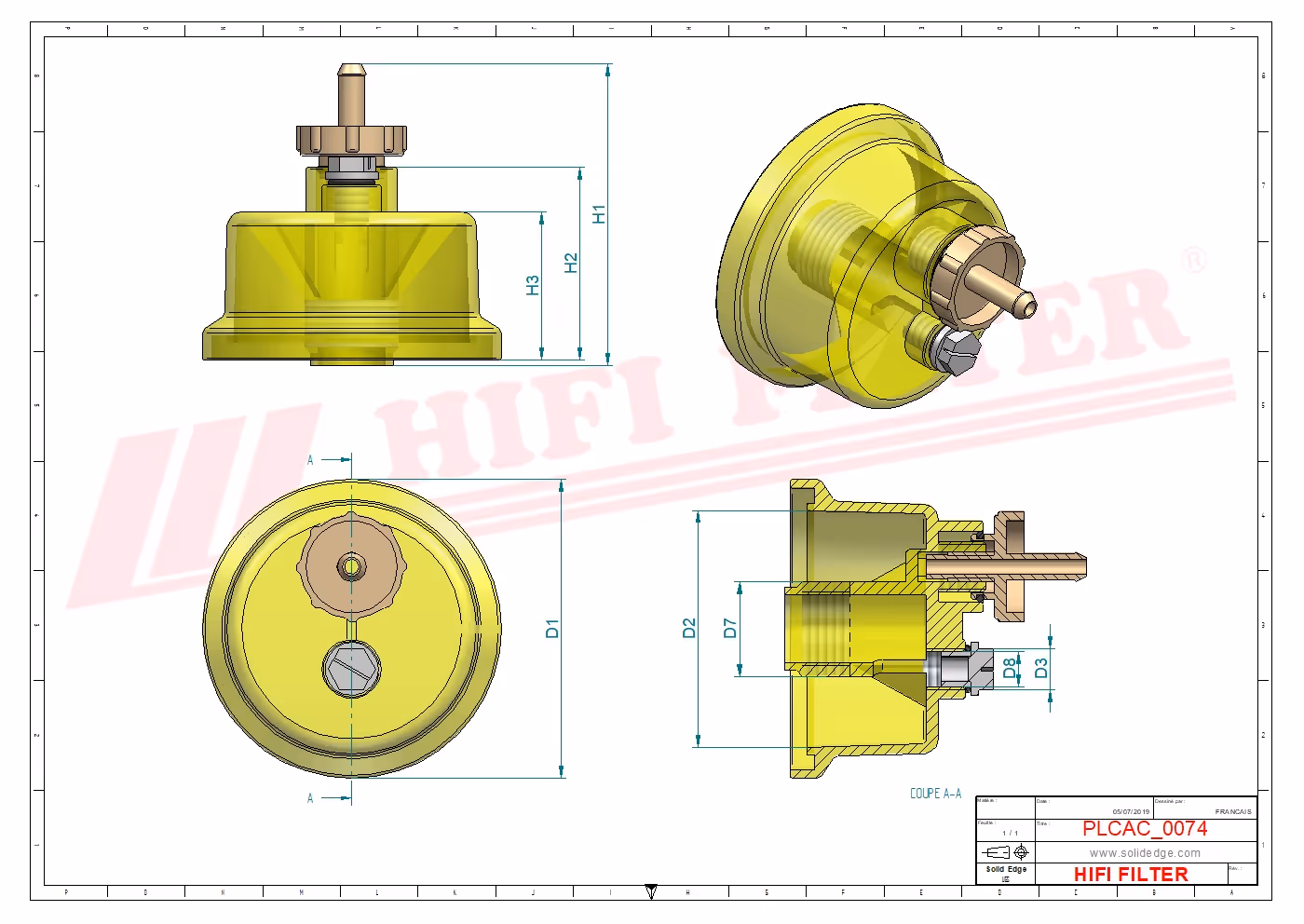 BOL DECANTEUR Hifi Filter Y RK20135
