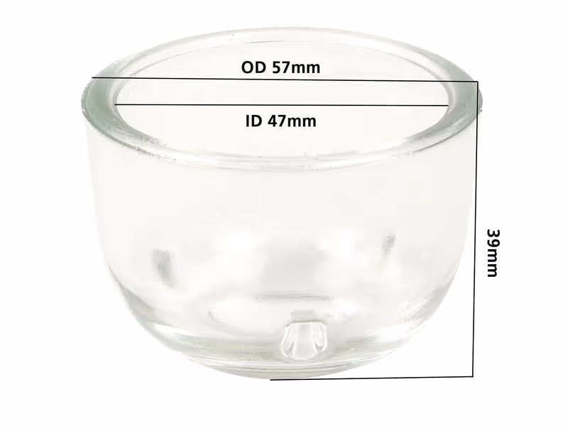 Bol décanteur verre sur pompe d'alimentation David Brown K66442 adaptable