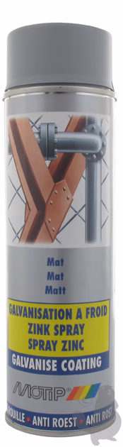 BOMBE DE PEINTURE GALVANISE MAT