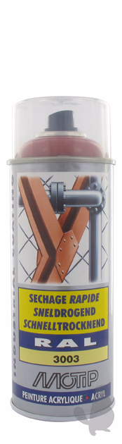 BOMBE DE PEINTURE ROUGE