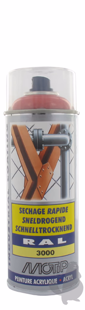 BOMBE DE PEINTURE ROUGE