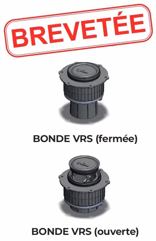 Bonde de vidange d'abreuvoir Bovin inox VRS