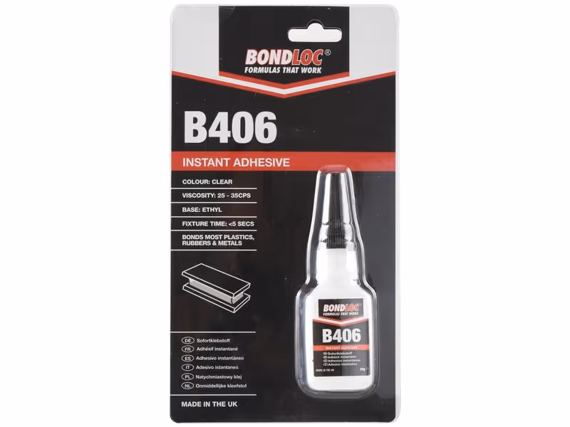 BondLoc B406 - Liant Caoutchouc Et Plastique - 20g