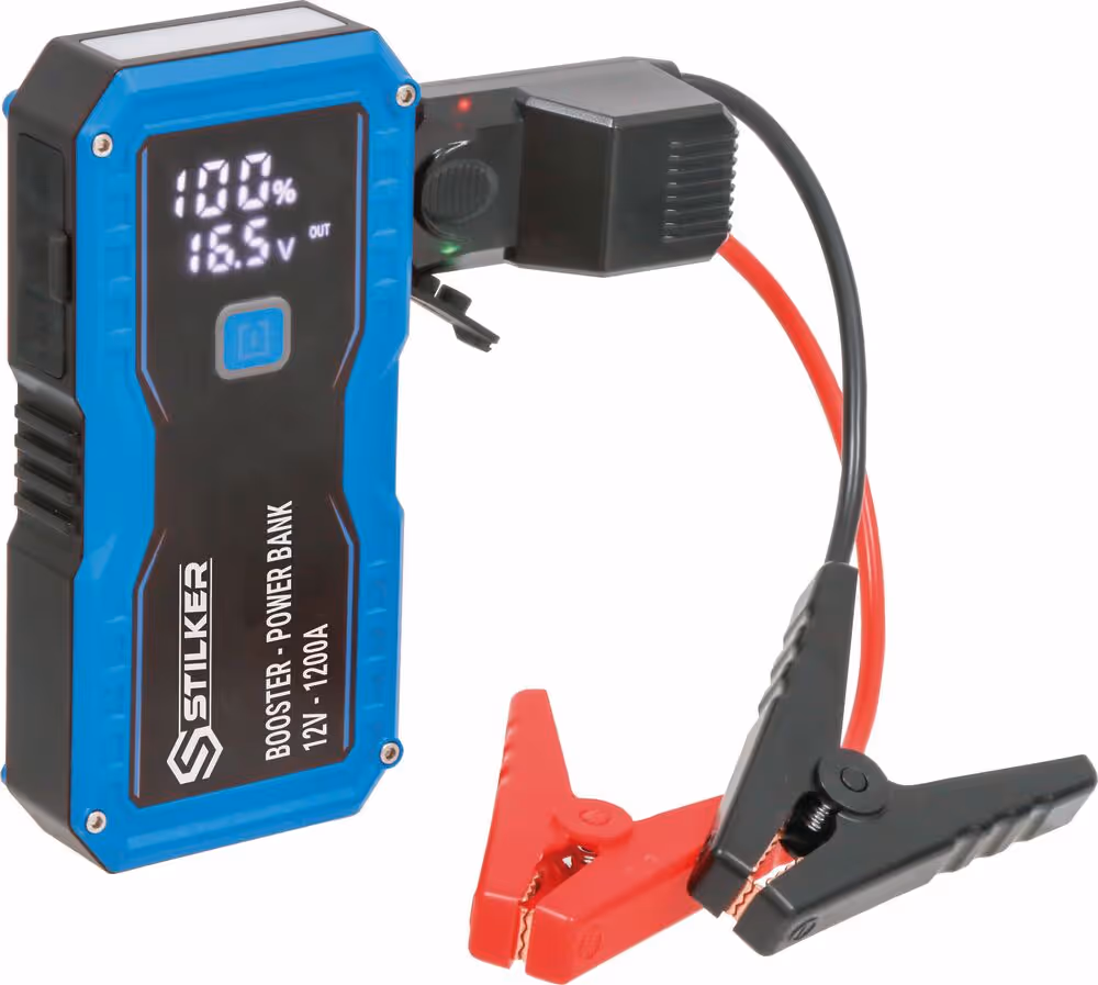 BOOSTER 12V 1200A AVEC POWER BANK 12000mAh