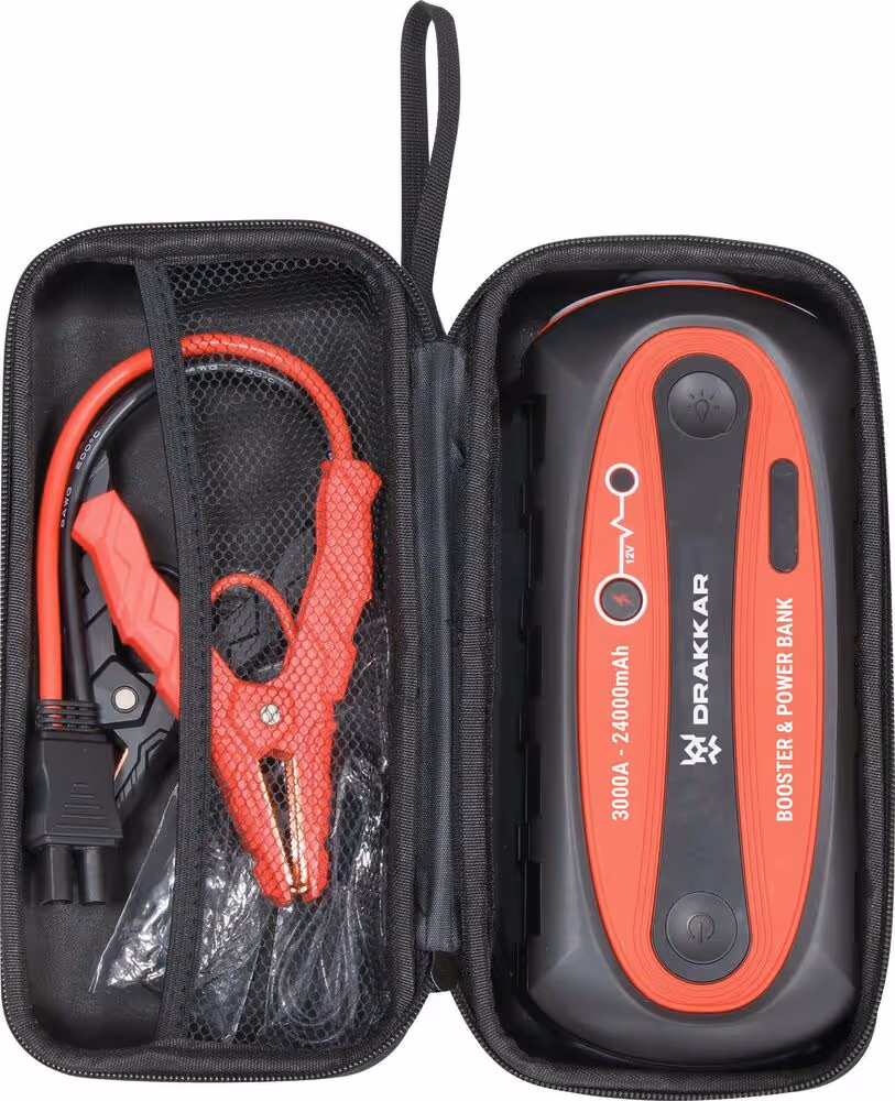 BOOSTER 12V 3000A AVEC POWER BANK 24000mAh