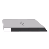 Bord a souder Agricarb Droit 220x70x14mm Carbure