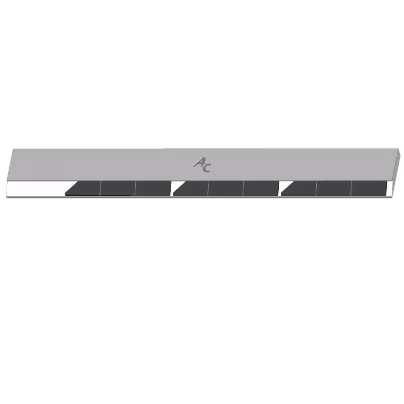 Bord a souder Agricarb Gauche 135x70x14mm Carbure