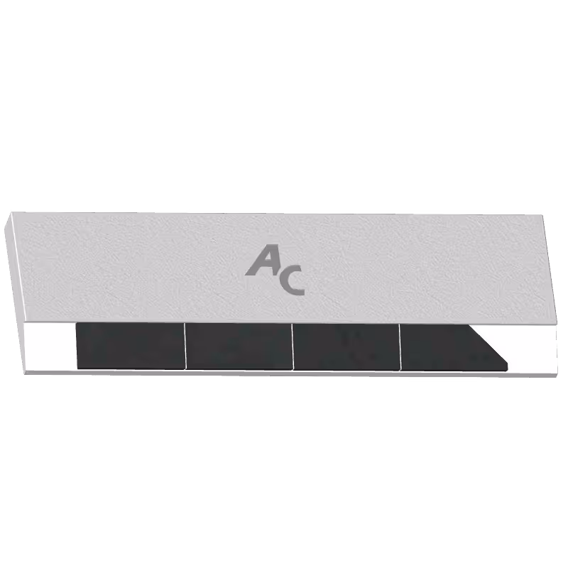 Bord a souder Agricarb Droit 180x70x14mm Carbure