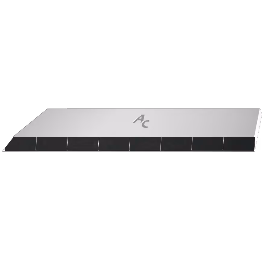 Bord a souder Agricarb Gauche 360x70x14mm Carbure