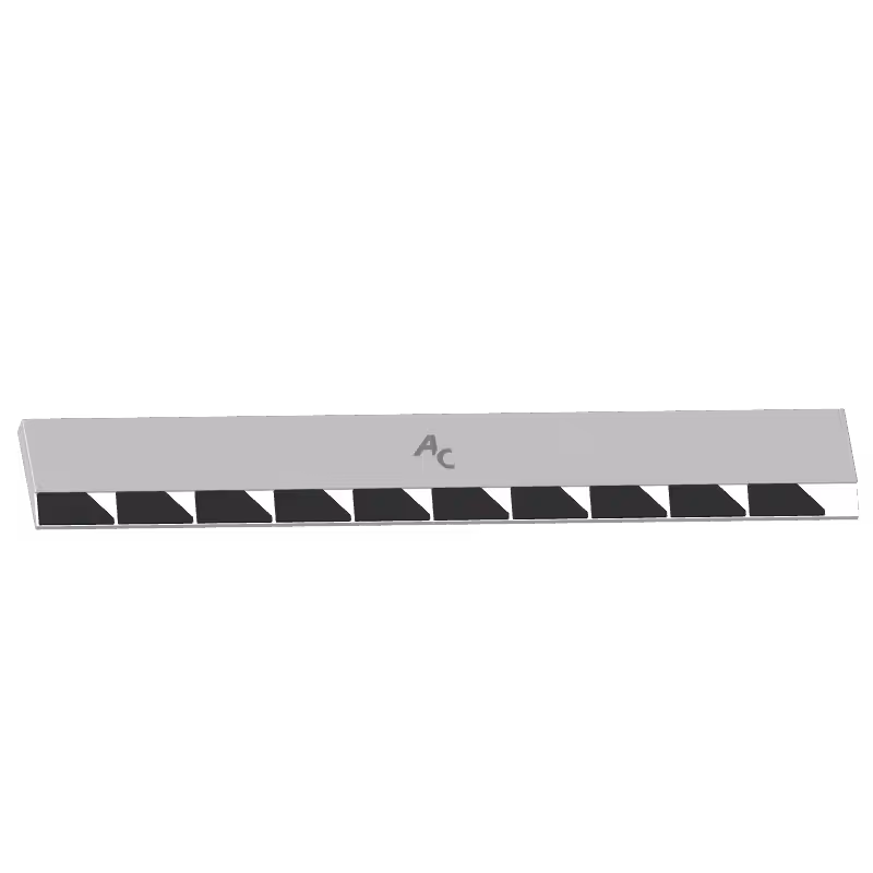 Bord a souder Agricarb Droit 45x70x14mm Carbure