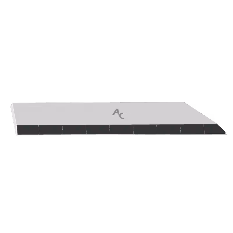Bord a souder Agricarb Droit 450x70x14mm Carbure