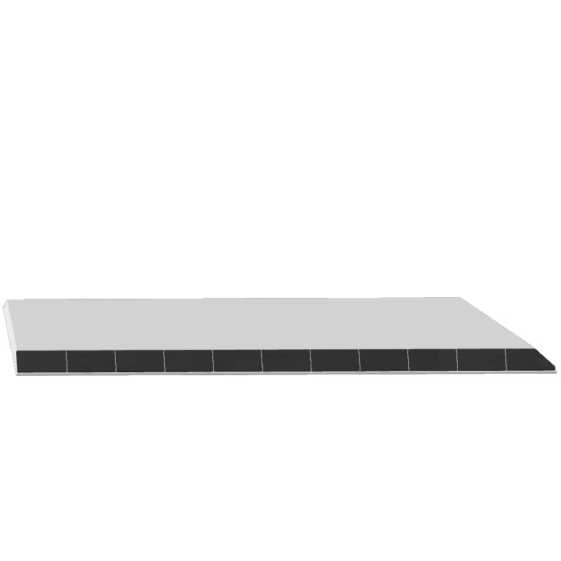 Bord a souder Agricarb Droit 500x70x14mm Carbure