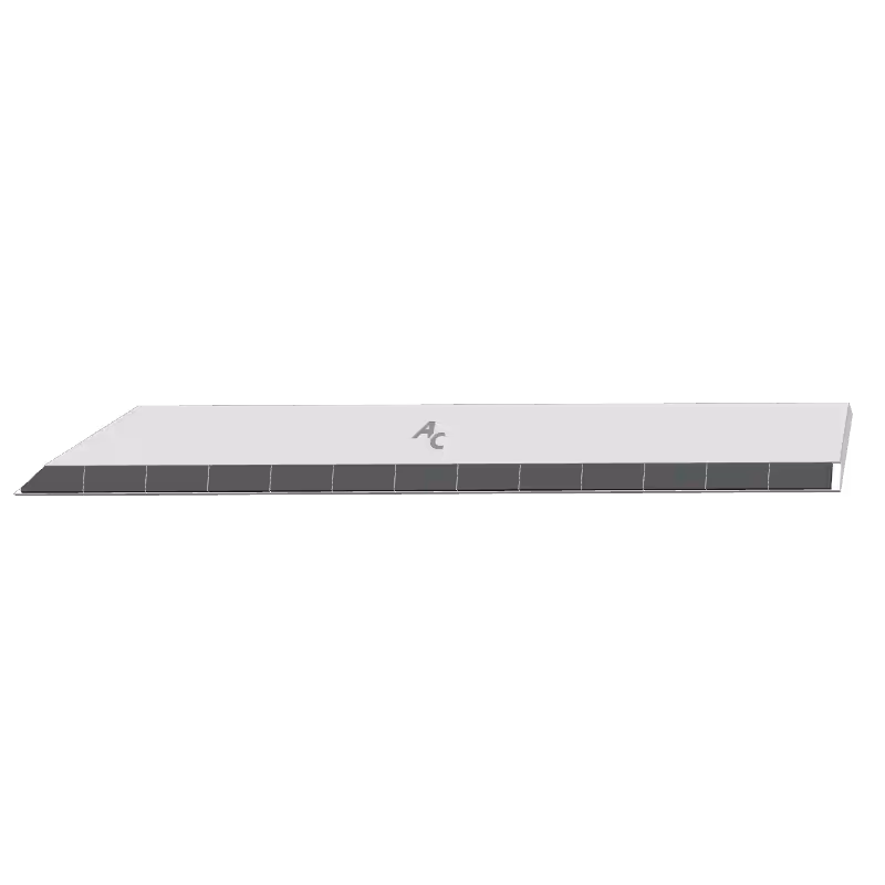 Bord a souder Agricarb Gauche 600x70x14mm Carbure