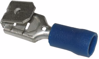 Borne 6,3mm Ferroutage bleu