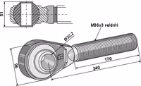 Borne M36x3