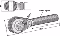 Borne M36x3