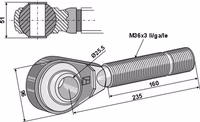 Borne M36x3