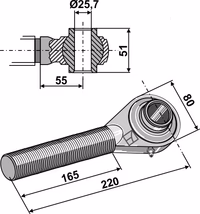 Borne M36x3