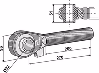 Borne M42x3 - 200