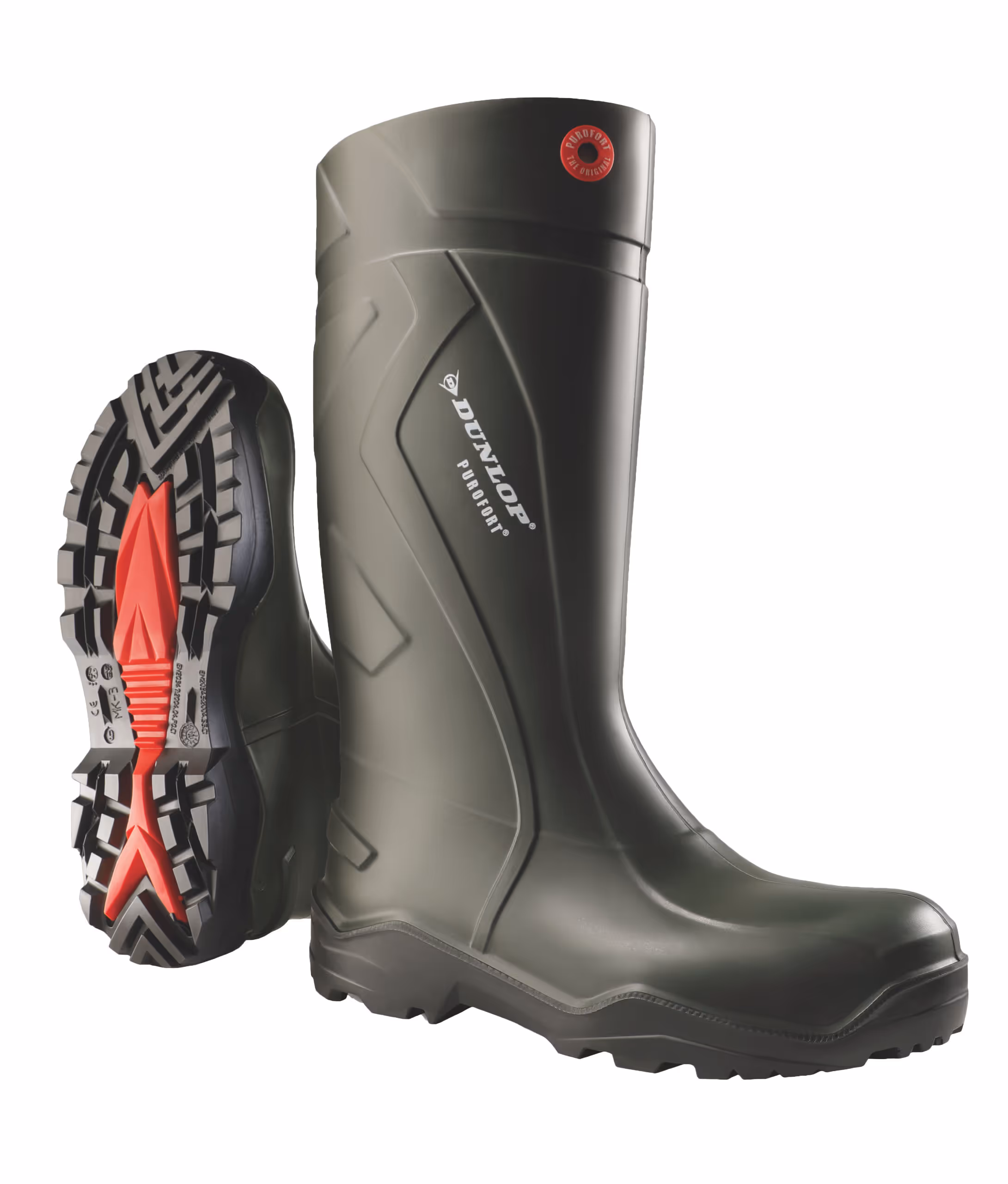 Bottes de sécurité Purofort + S5, vert, taille 42