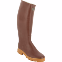 Bottes doublure cuir saint hubert tour de mollet 42 45 le chameau