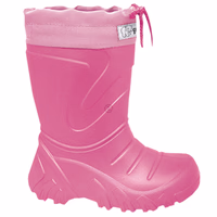 Bottes, en caoutchouc  roses