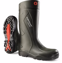 Bottes de sécurité Dunlop Purofort full safety verte taille 47