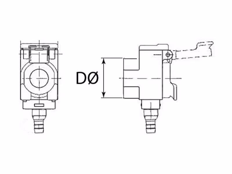 Bouchon anti-poussière avec récupération d'huile unitaire Single unit, blank straight - ref TARV