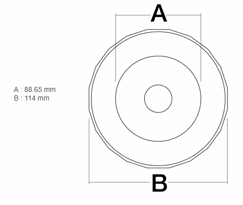 Bouchon de réservoir Renault 7700015937, 7700021448 Adaptable
