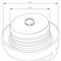 Bouchon de réservoir Fendt Adaptable