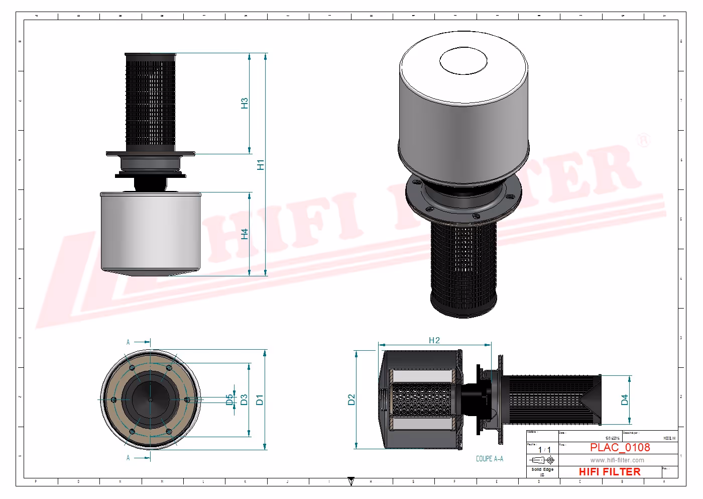BOUCHON DE RESERVOIR Hifi Filter TCO 642