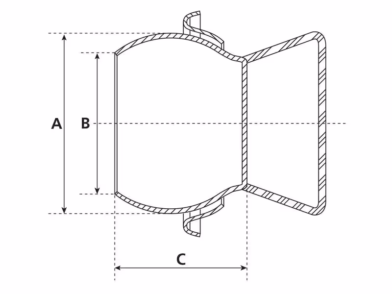 Bouchon mâle - 6'' (150mm) (Galvanisé)